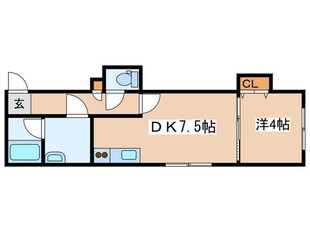 アクアコ－ストの物件間取画像